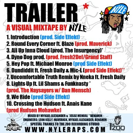 Nyle Trailer Back Tracklist
